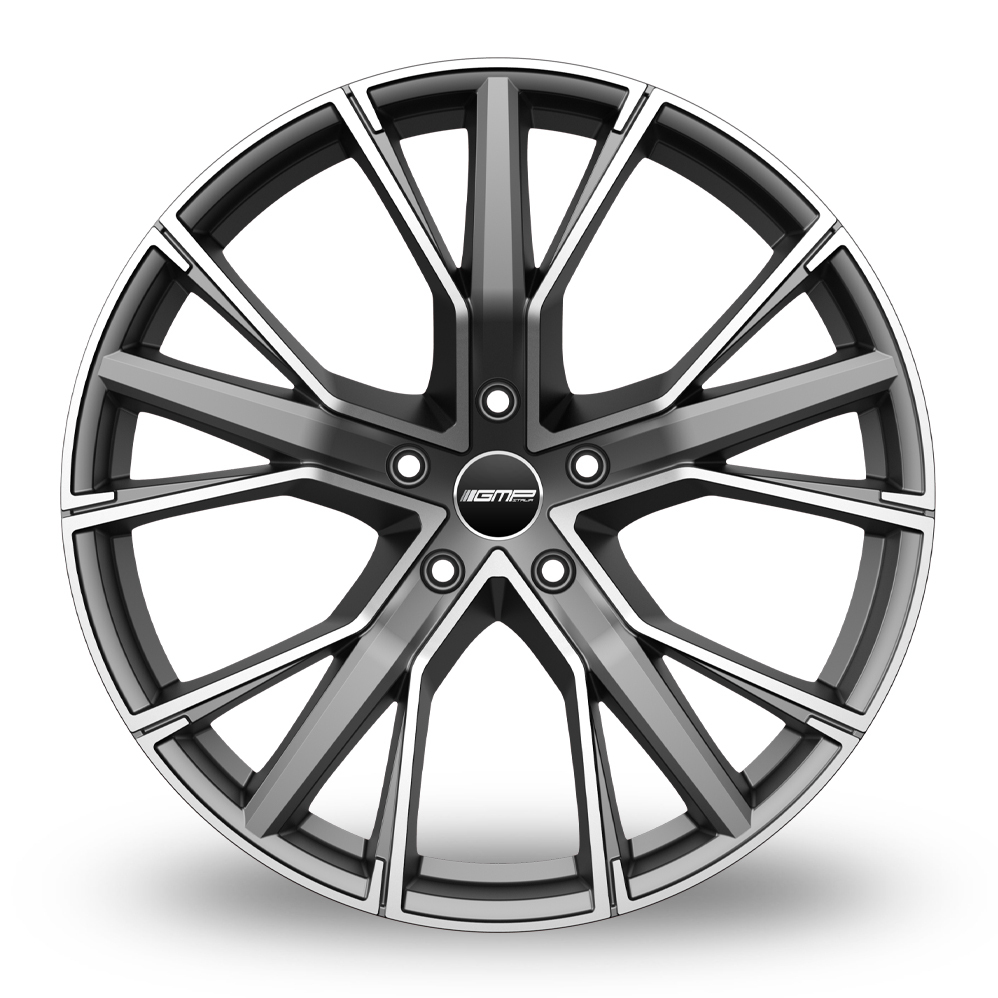 GMP Italia Gunner Anthracite Polished 22 Wider Rear Alloy Wheels