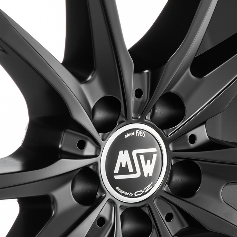 Msw By Oz Matt Black Alloy Wheels Wheelbase