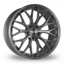 18 Inch 1FORM Edition 1 Brushed Graphite Alloy Wheels