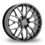 18 Inch 1FORM Edition 1 Graphite Alloy Wheels