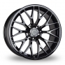 18 Inch 1FORM Edition 1 Gloss Black Alloy Wheels