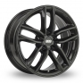 18 Inch BBS SX Black Alloy Wheels