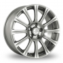 16 Inch Fondmetal 6200 Silver Alloy Wheels