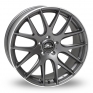 20 Inch Zito 935 Grey Polished Lip Alloy Wheels