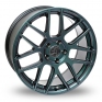 18 Inch AC Wheels FF046 Green Alloy Wheels