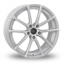 19 Inch AC Wheels Cruze Silver Alloy Wheels