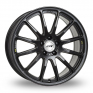 19 Inch ATS Grid Black Polished Alloy Wheels