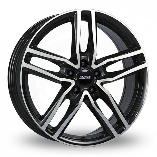 17 Inch Alutec Ikenu Black Polished Alloy Wheels