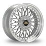 19 Inch BBS Forged Super RS Silver Alloy Wheels