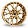 20 Inch Borbet By Gold Alloy Wheels