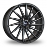 19 Inch Bola ZFR Matt Black Alloy Wheels