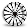 19 Inch Borbet BLX White Black Alloy Wheels