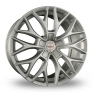 18 Inch Borbet DY Silver Alloy Wheels