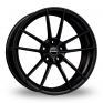 18 Inch Borbet FF1 Matt Black Matt Black Alloy Wheels