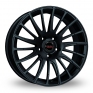 18 Inch Borbet LS2 Matt Black Alloy Wheels