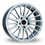 18 Inch Borbet LS2 Silver Alloy Wheels