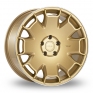 19 Inch Ispiri CSR2 Gold Alloy Wheels