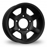 16 Inch Borbet CW Matt Black Alloy Wheels