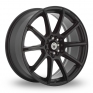 17 Inch Konig Control Matt Black Alloy Wheels