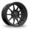 17 Inch Konig Dekagram Matt Black Alloy Wheels