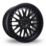 8x18 (Front) & 9.5x18 (Rear) Dare DCC Matt Black Alloy Wheels