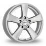 17 Inch Dezent TX Silver Alloy Wheels