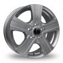 16 Inch Diewe Massimo Silver Alloy Wheels