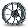 18 Inch Fox Racing FX005 Grey Alloy Wheels