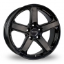 15 Inch Fox Racing Viper Black Alloy Wheels