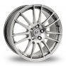 18 Inch Pro Drive GT1 Hi Power Silver Alloy Wheels