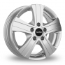 18 Inch SuperMetal Hammer Silver Alloy Wheels