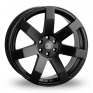 20 Inch Hawke Summit Matt Black Alloy Wheels