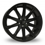 8.5x20 (Front) & 10x20 (Rear) Inovit Revolve Satin Black Alloy Wheels