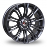 18 Inch XTK KD005 Anthracite Alloy Wheels