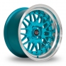 15 Inch Rota Kensei Teal Alloy Wheels