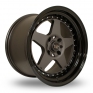 17 Inch Rota Kyusha Gunmetal Gloss Black Lip Alloy Wheels