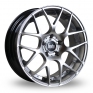 18 Inch Bola MSH Hyper Silver Alloy Wheels