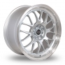 17 Inch Rota MXR Silver Polished Lip Alloy Wheels