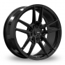 17 Inch Konig Myth Gloss Black Alloy Wheels