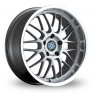 19 Inch Beyern Mesh Silver Alloy Wheels