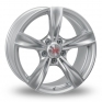 19 Inch Mille Miglia 033 Silver Alloy Wheels