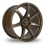 8.5x18 (Front) & 9.5x18 (Rear) Rota Pro R Matt Bronze 3 Alloy Wheels