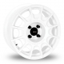 15 Inch Team Dynamics Pro Rally 1 White Alloy Wheels