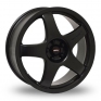 17 Inch Team Dynamics Pro Race 3 Matt Black Alloy Wheels