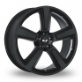 20 Inch Radius R15 (Special Offer) Matt Black Alloy Wheels