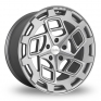 8.5x19 (Front) & 10x19 (Rear) Radi8 R8CM9 Matt Silver Alloy Wheels