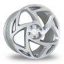 18 Inch Radi8 R8S5 Silver Polished Alloy Wheels