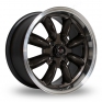 15 Inch Rota RB Gun Metal Polished Lip Alloy Wheels