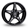 17 Inch Rial U1 Matt Black Alloy Wheels