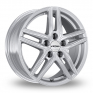 16 Inch Ronal R65 Silver Alloy Wheels